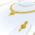 Classic Grandiose 22k Gold Rich Necklace Set 