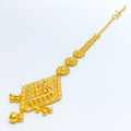 Lustrous Diamond-Shaped 22k Gold Tikka