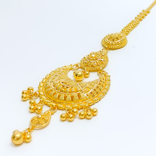 Charming Crescent 22k Gold Tikka 