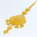 Decorative Dangling Tasseled 22k Gold Tikka