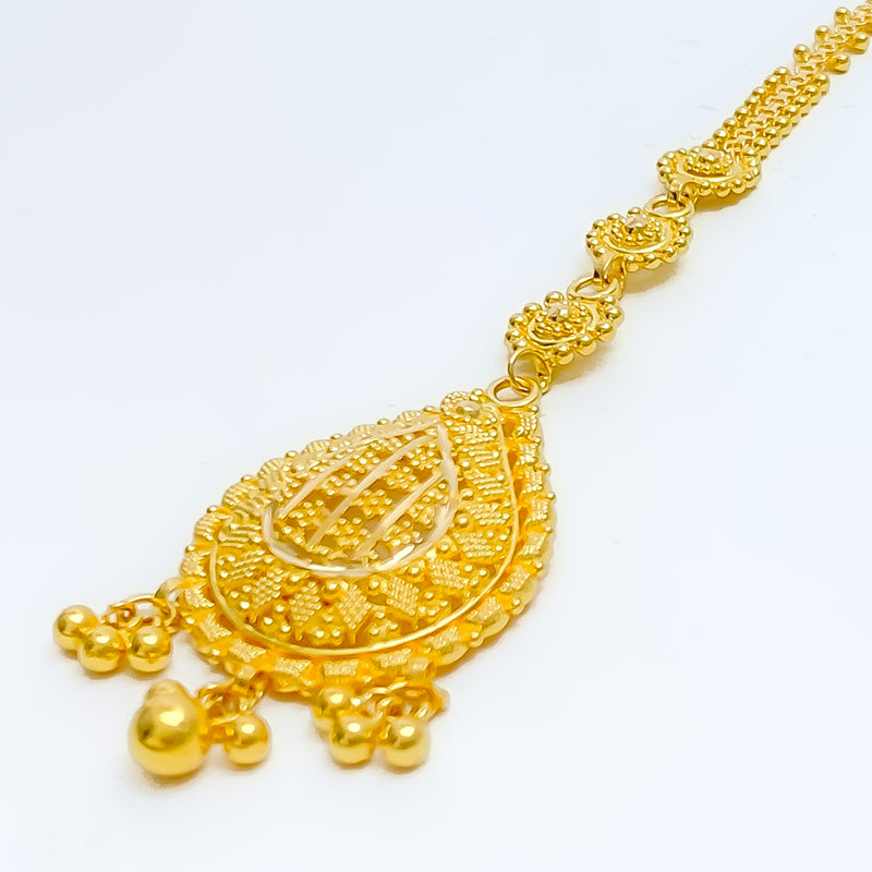 Imperial Glowing Drop 22k Gold Tikka 