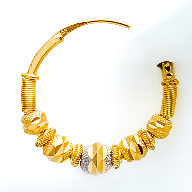 Multi-Color Radiant 22k Gold Bali – Andaaz Jewelers