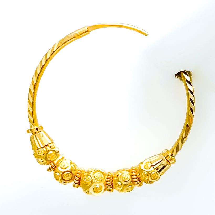 Fancy Lightweight Bali Earrings – Andaaz Jewelers