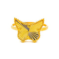 Bright Butterfly 21K Gold Ring