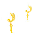 Imperial Glowing Textured 22k Gold Earrings