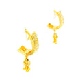 Exquisite Chic 22k Gold Radiant Earrings 