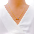 Special Love Diamond + 18k Gold Necklace 