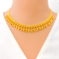 Impressive Sleek Heirloom 22k Gold Necklace Set