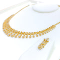 sparkling-dangling-diamond-flower-18k-gold-set