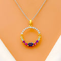 colorful-round-diamond-18k-gold-pendant