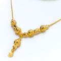 Dazzling Detailed  21k Gold Necklace