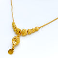 Vibrant Dressy 21k Gold Necklace