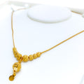 Vibrant Dressy 21k Gold Necklace