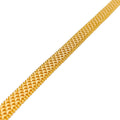 Gorgeous 22k Gold Flat Chain Bracelet
