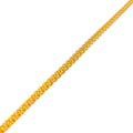 Fine Beaded 22k Gold Chain Bracelet