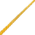 Lovely Interlinked 22k Gold Chain Bracelet