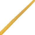 Evergreen 22k Gold Flat Chain Bracelet