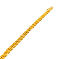 Lightweight Evergreen 22k Gold Rope Baby Bracelet