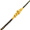 fashionable-elevated-22k-gold-black-bead-bracelet