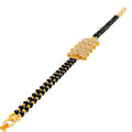 glistening-elegant-22k-gold-black-bead-bracelet