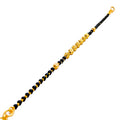 lightweight-everyday-22k-gold-black-bead-bracelet