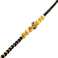 vibrant-charming-22k-gold-black-bead-bracelet