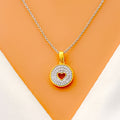 open-heart-diamond-18k-gold-pendant