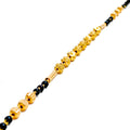 stylish-brilliant-22k-gold-black-bead-bracelet