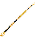 stylish-brilliant-22k-gold-black-bead-bracelet