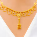 Majestic Laced 22K Gold Necklace Set 