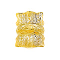 Unique Contemporary 22k Gold Ring 