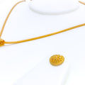 Captivating Nobel Classy 22k Gold Pendant Set 