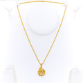 Mesmerizing Elegant 22k Gold Peacock Necklace 