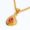 glossy-colorful-22k-gold-necklace