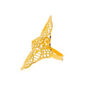 Graceful Netted 21k Gold Vintage Ring 