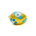 Glamorous Decorative Evil Eye 21k Gold Ring