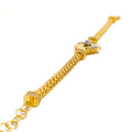 lovely-trendy-21k-gold-cz-bracelet