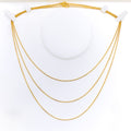 Dainty Lightweight 22K Gold Link Chain 