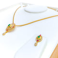 vibrant-luscious-22k-gold-cz-pendant-set