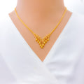 Charming Everyday 22K Gold Necklace Set