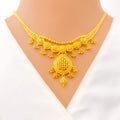 Regal Sophisticated Paisley 22k Gold Necklace Set