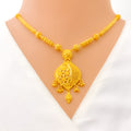 Regal Sophisticated Paisley 22k Gold Necklace Set