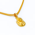 Elegant 22k Gold Buddha Pendant
