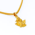 Dressy Delicate 22k Gold Krishna Pendant