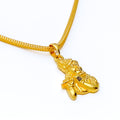 Charming 22k Gold Murlidhar Krishna Pendant