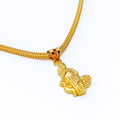 Ornate 22k Gold Lord Kartikeya Pendant