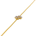 Exclusive Classic Diamond + 18k Gold Motif Bracelet 