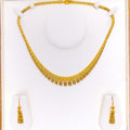 Sophisticated Mesh 22K Gold Necklace Set