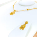 Palatial Posh Drop 22k Gold Necklace Set