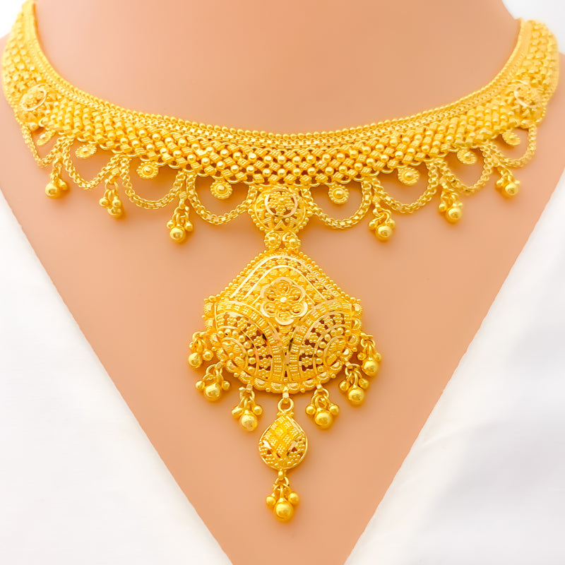 Everlasting Regal 22k Gold Necklace Set